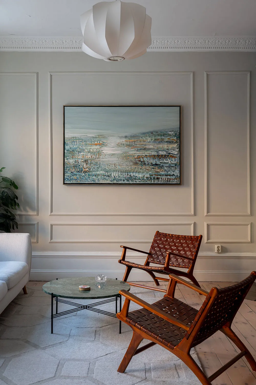 Beau décor classique dans le design d'une appartement à Stockholm (82 m²) - Gallery image 1