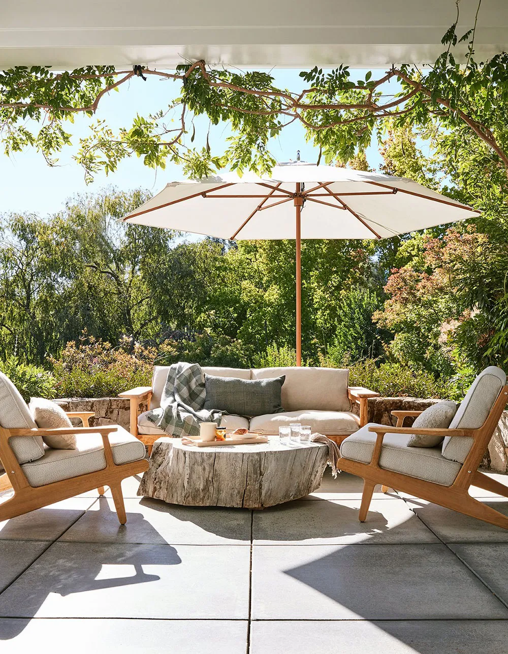 Eleganz natürlicher Materialien im Design eines Vorstadthaus in Kalifornien - Gallery image 23