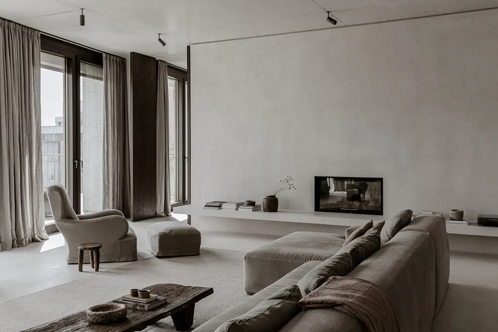 बर्लिन में अपार्टमेंट डिज़ाइन में प्राकृतिक एवं न्यूनतमवादी शैली  
(Natural and minimalistic design in apartment buildings in Berlin) - 4