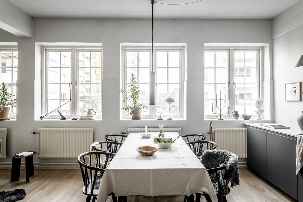 Світлий лофт у будівлі старої картонної фабрики в Гетеборзі (58 кв. м) - Gallery image 9