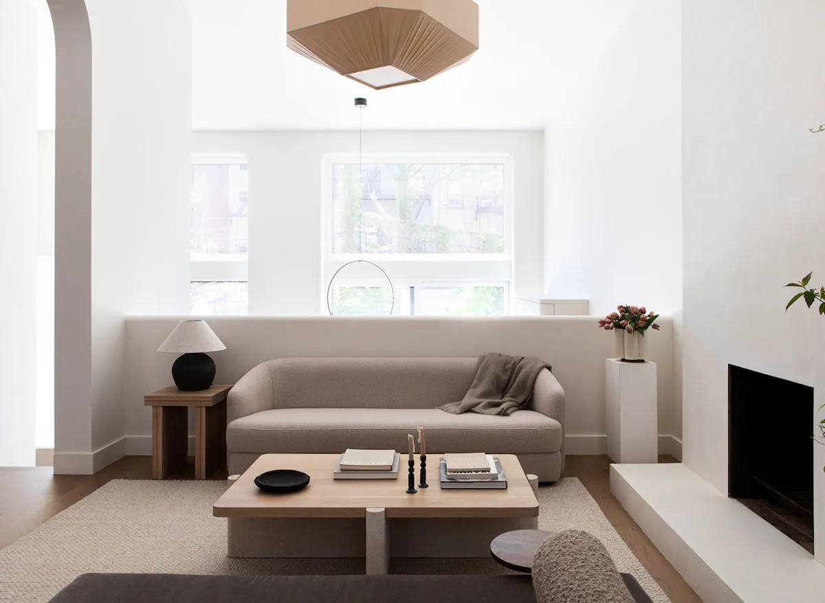 Peaceful and elegant modern interior of a townhouse in Brooklyn - Gallery image 3