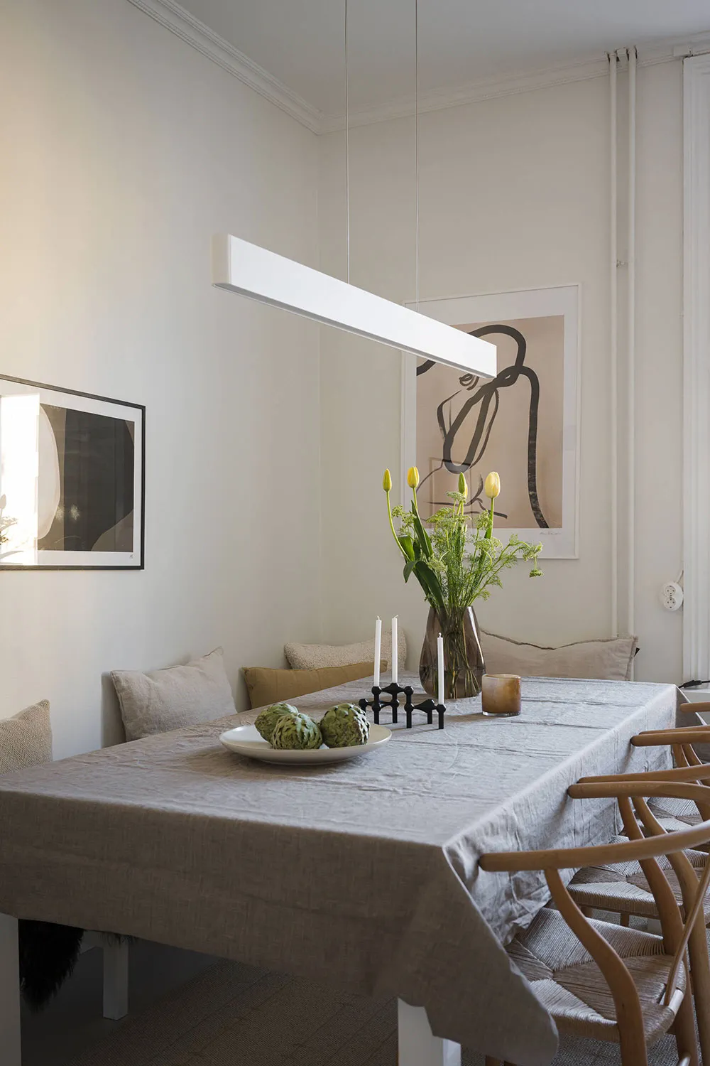 Просторные комнаты и спокойный элегантный дизайн: квартира в центре Стокгольма (108 кв. м) - Gallery image 15