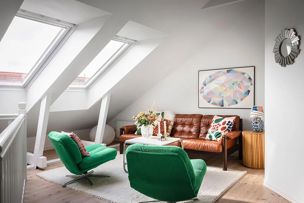 Bright two-story apartment with poster gallery in Gothenburg (83 m²) - Gallery image 28