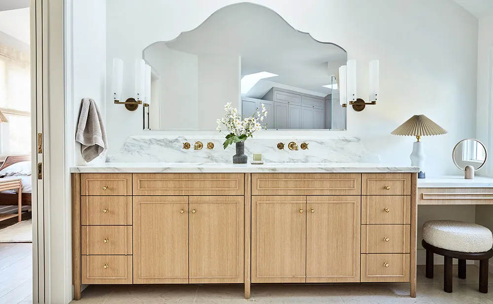 Eleganz natürlicher Materialien im Design eines Vorstadthaus in Kalifornien - Gallery image 19