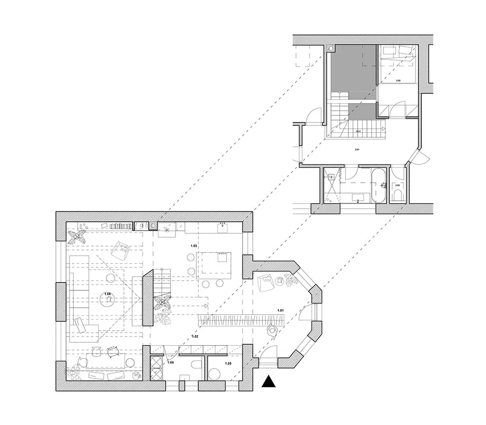 Brick, beams, minimalism: bright loft in Bratislava - Gallery image 18