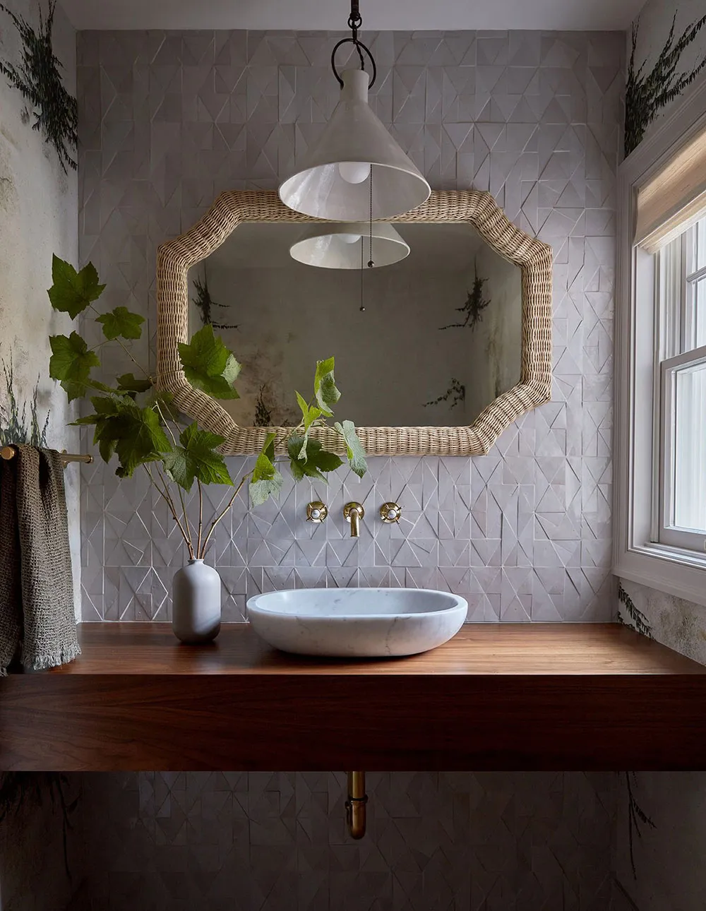 Eleganz natürlicher Materialien im Design eines Vorstadthaus in Kalifornien - Gallery image 13