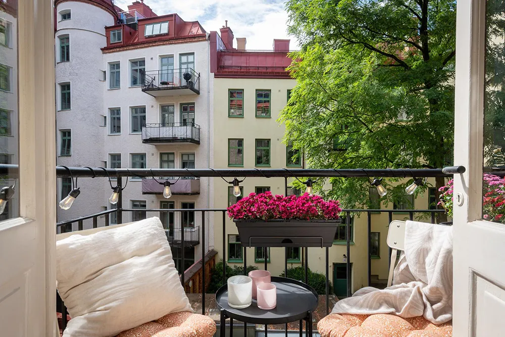 Tonos verdes y acentos cálidos: apartamento en Suecia (87 m²) - Gallery image 21