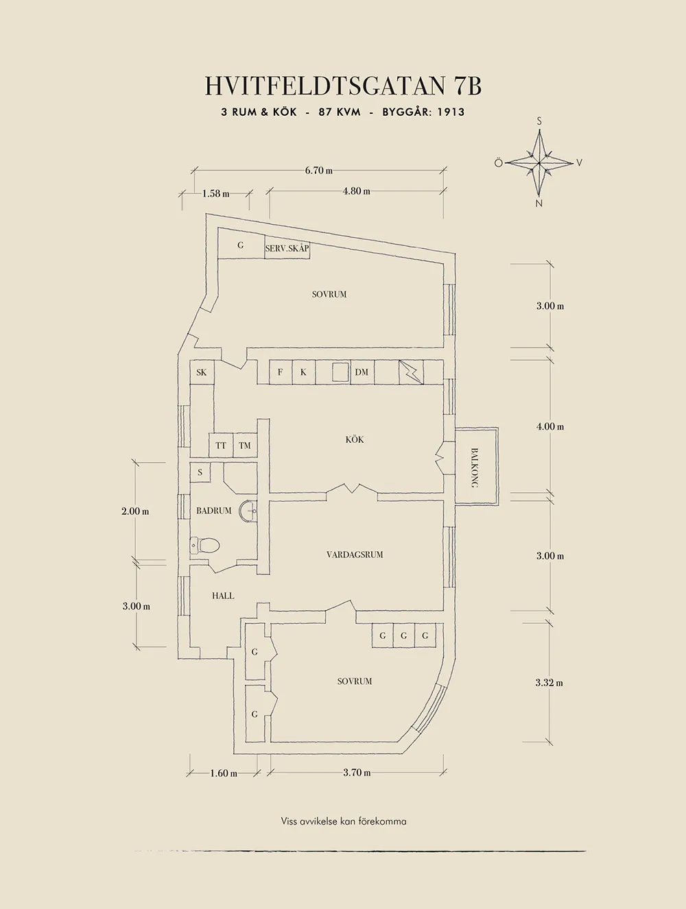 Tonos verdes y acentos cálidos: apartamento en Suecia (87 m²) - Gallery image 34