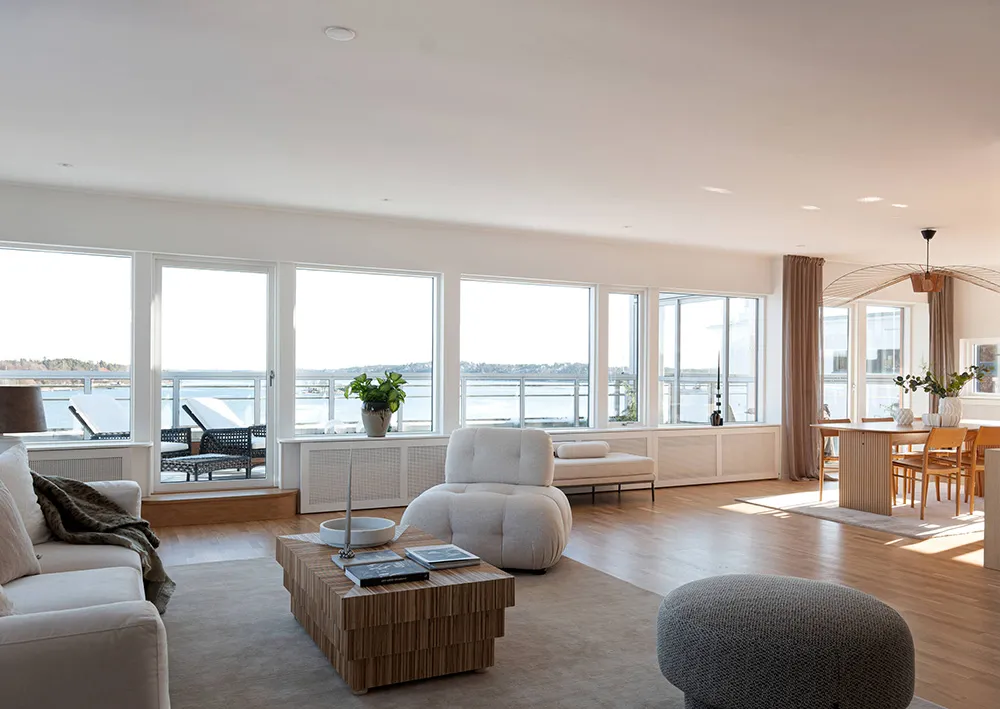 Spoglądając na morze z wysoka: penthouse na archipelagu w Stokholmie - Gallery image 5