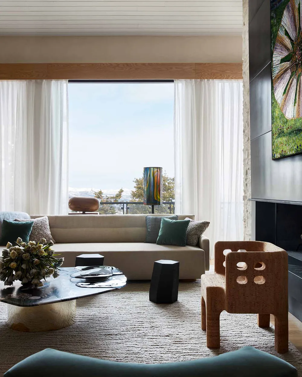 Стильний сучасний дизайн гірського будинку для сім'ї в штаті Юта - Gallery image 1