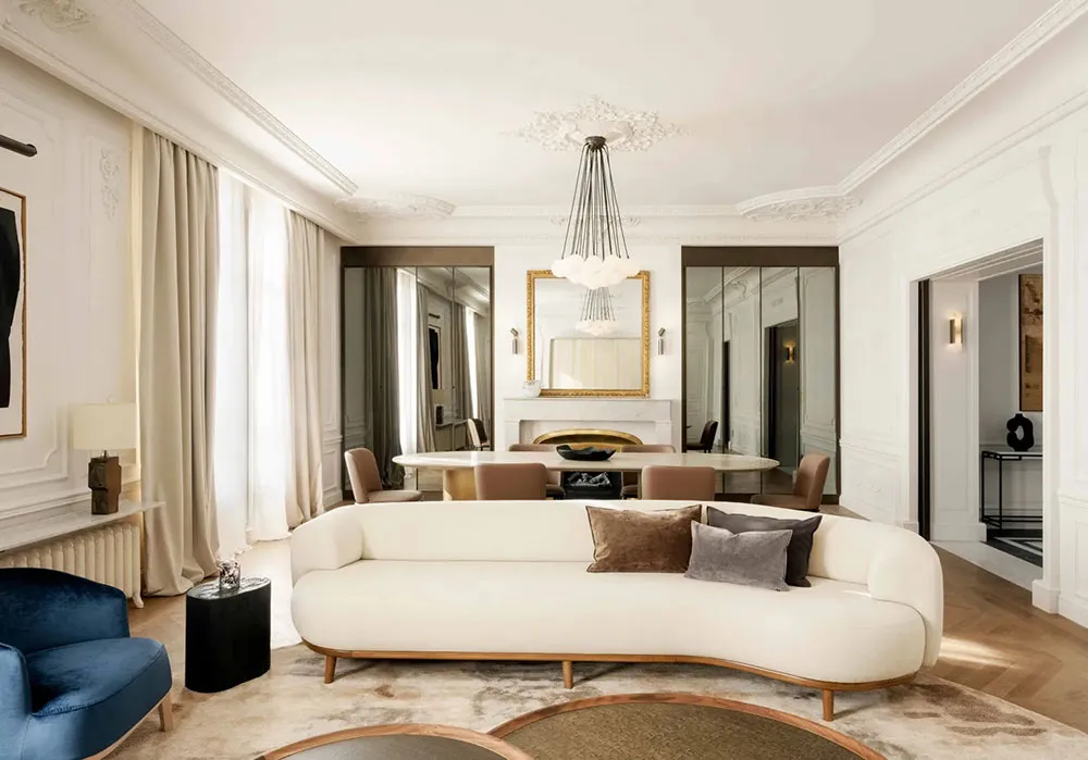 パリで見られる、エレガントでモダンなインテリアに個性が光っている - Gallery image 2