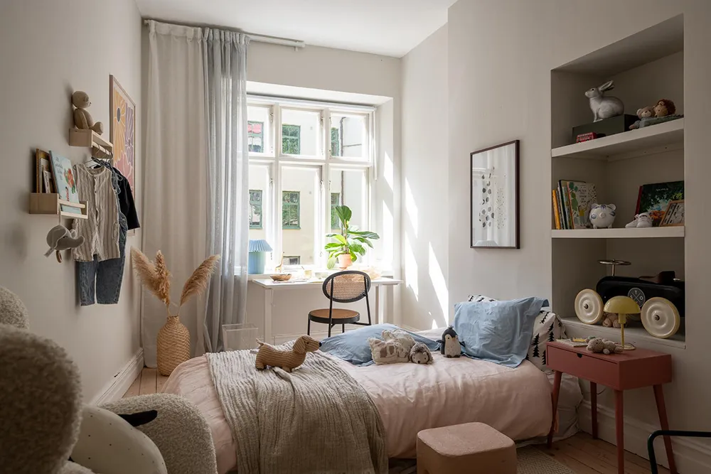 Tonos verdes y acentos cálidos: apartamento en Suecia (87 m²) - Gallery image 26