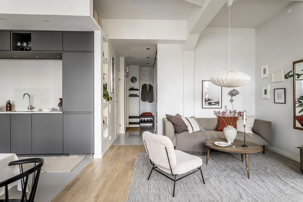 Світлий лофт у будівлі старої картонної фабрики в Гетеборзі (58 кв. м) - Gallery image 24