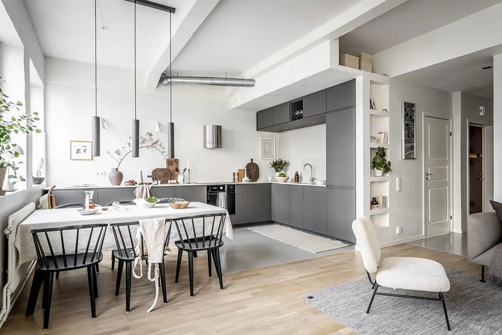 Світлий лофт у будівлі старої картонної фабрики в Гетеборзі (58 кв. м) - Gallery image 22