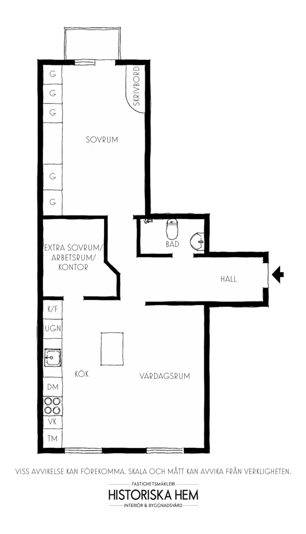 Appartement suédois avec chambres à coucher pastel et vues sur la baie (54 m²) - Gallery image 28
