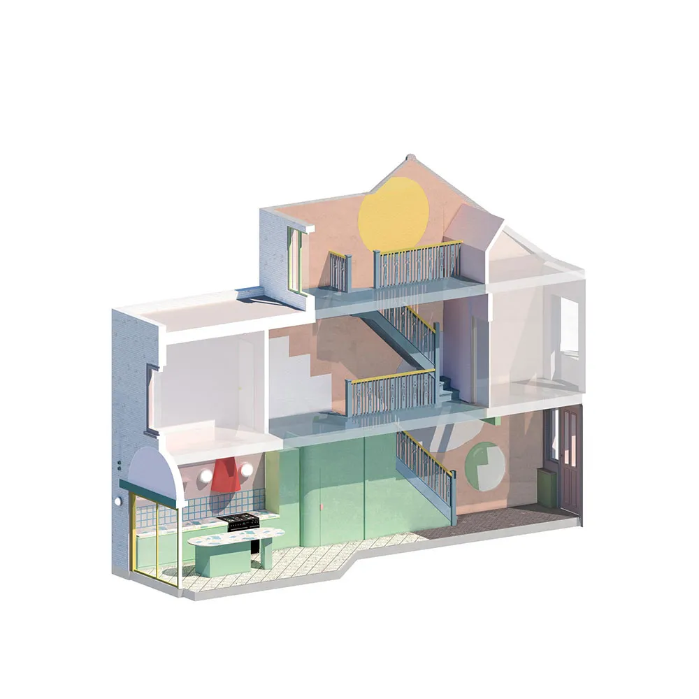 Kingdom of Pastel Tones in Interior Design of a Graphic Designer's Home in London - Gallery image 21