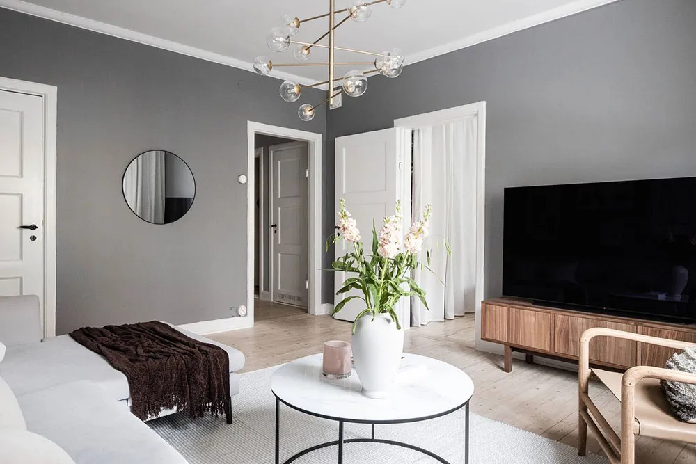 Для любителей серых стен: бюджетная квартира в Швеции (54 кв. м) - Gallery image 3