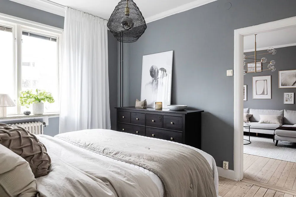 Для любителей серых стен: бюджетная квартира в Швеции (54 кв. м) - Gallery image 13