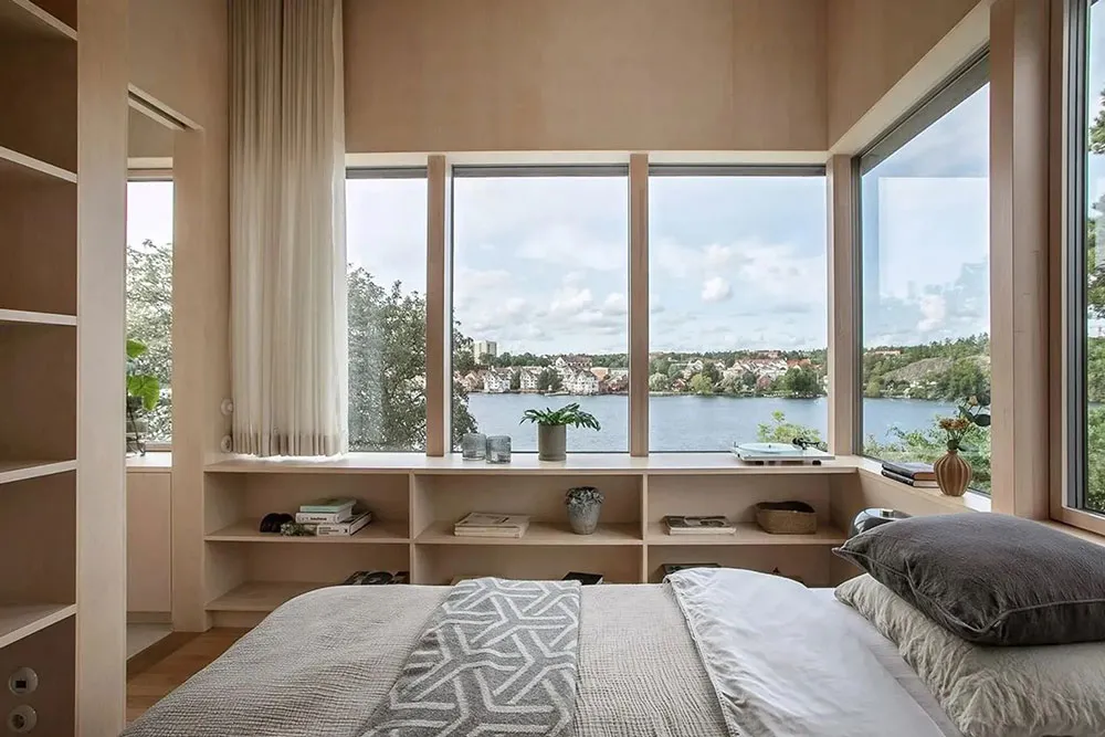 Rozkoszna nowoczesna willa u jeziora w Stokholmie - Gallery image 17