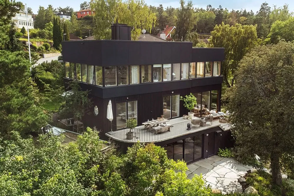 Rozkoszna nowoczesna willa u jeziora w Stokholmie - Gallery image 2