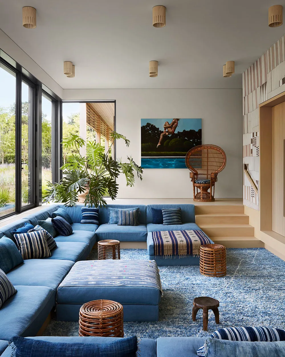 Un mélange audacieux de styles dans le design d'une maison familiale de vacances sur Long Island - Gallery image 8