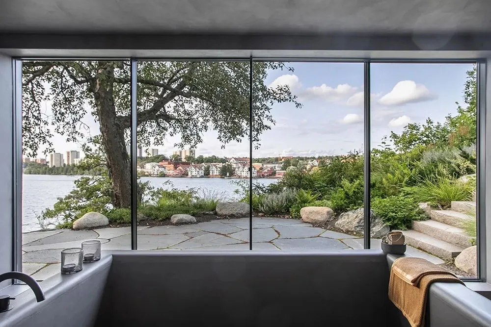 Rozkoszna nowoczesna willa u jeziora w Stokholmie - Gallery image 32