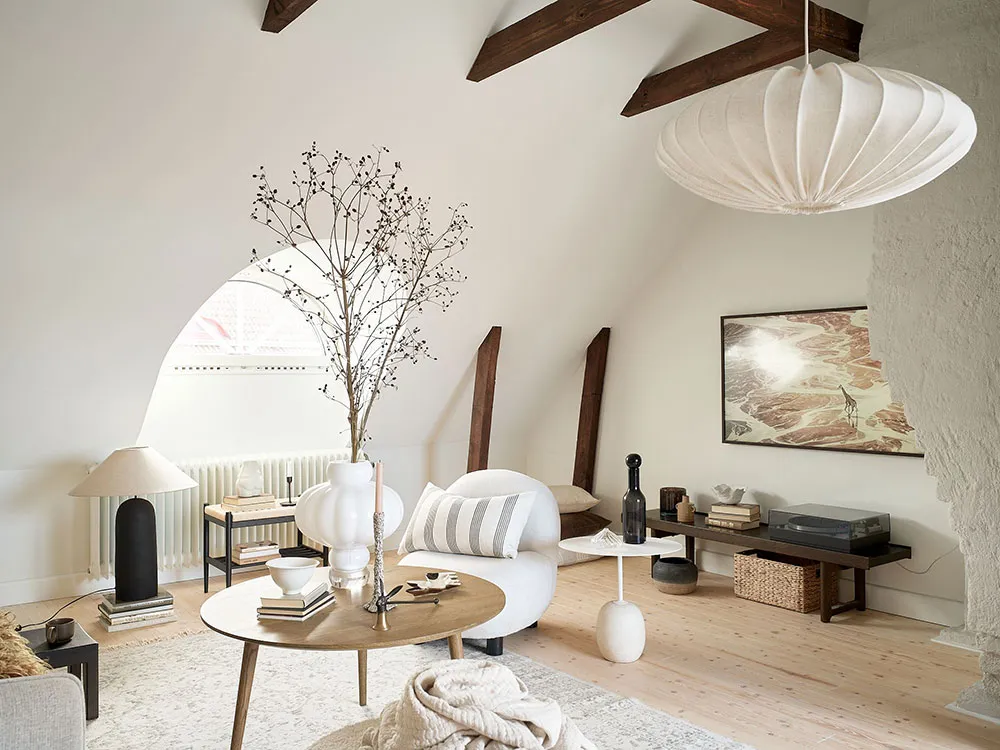 Светлая скандинавская квартира с эффектной мансардой (69 кв. м) - Gallery image 6