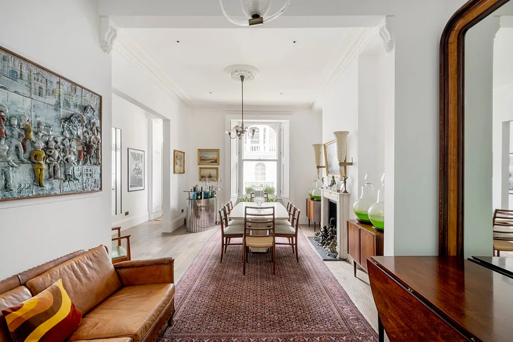 Белая квартира в Лондоне с декором, неподвластном времени - Gallery image 4