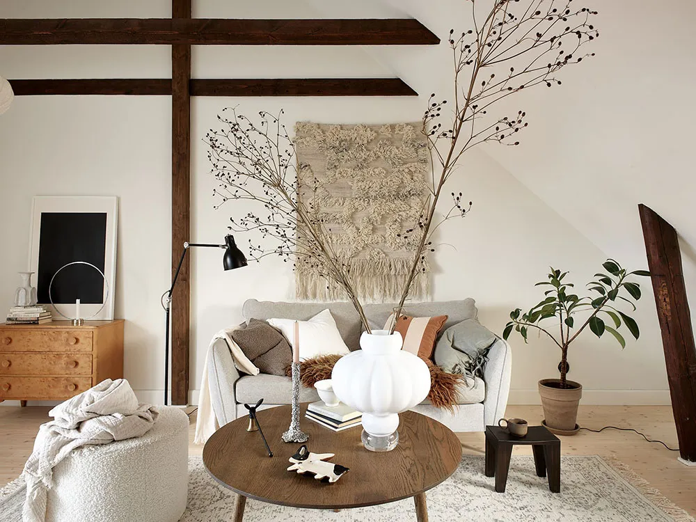 Светлая скандинавская квартира с эффектной мансардой (69 кв. м) - Gallery image 7