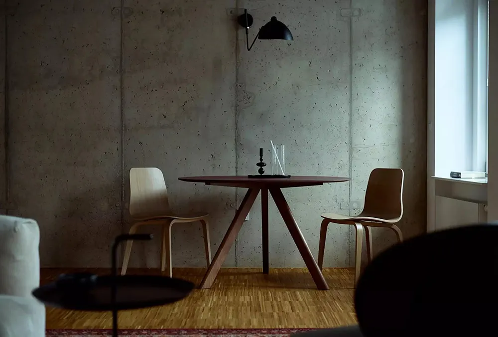 Béton et minimalisme élégant : petit loft à Wrocława (50 m²) - Gallery image 4