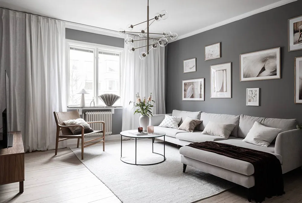 Для любителей серых стен: бюджетная квартира в Швеции (54 кв. м) - Gallery image 1