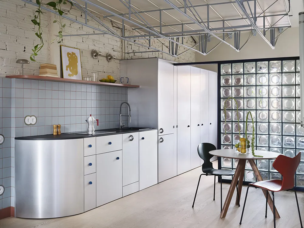 Interior aus der Zukunft: kleiner Loft in Madrid (50 qm) - Gallery image 5