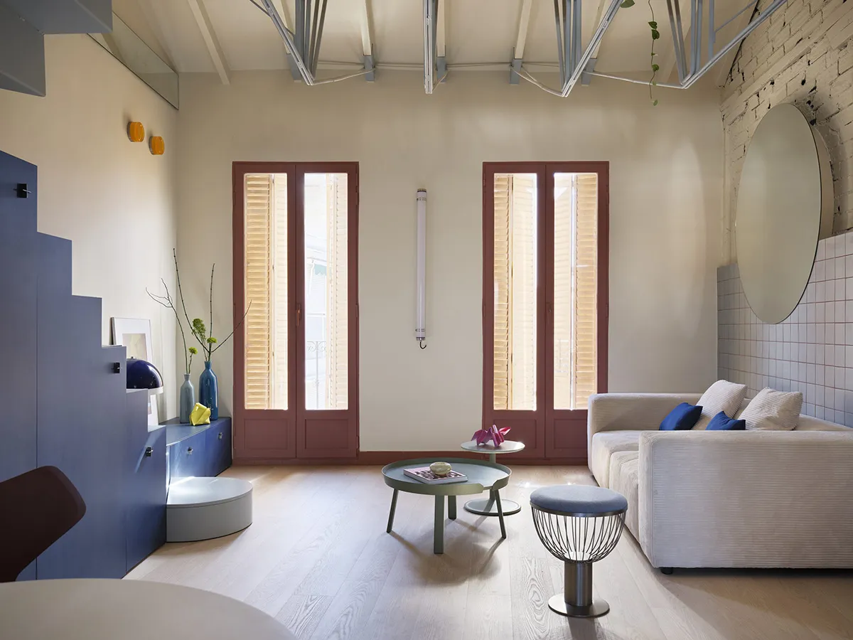 Interior aus der Zukunft: kleiner Loft in Madrid (50 qm) - Gallery image 3