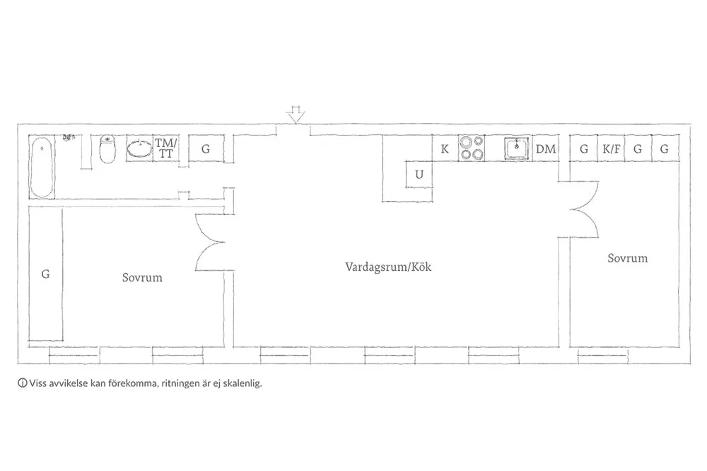 Open Layout and Luxurious Moldings: Characterful Apartment in Gothenburg (76 sqm) - Gallery image 28