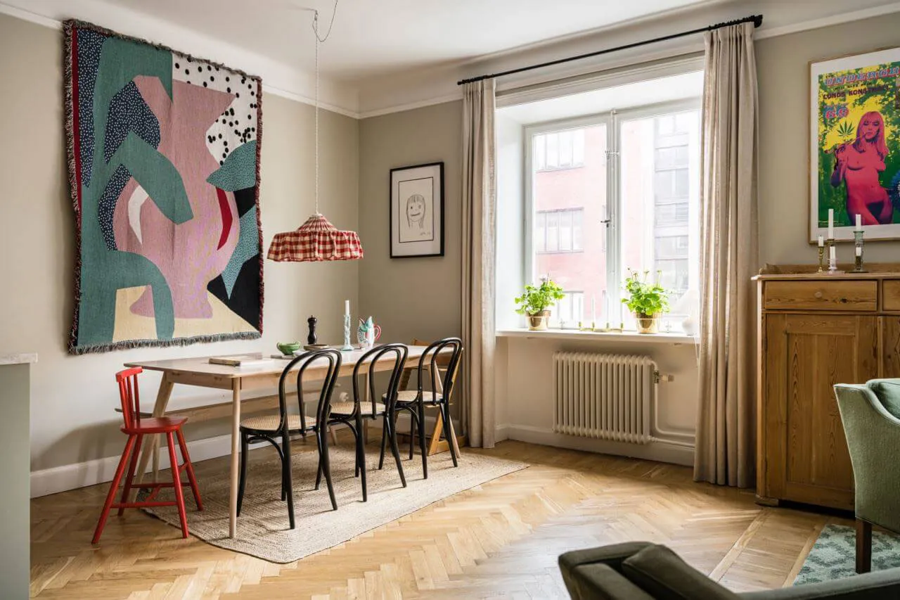 Cozy Scandinavian Interior with Large Library (98 sq. m) - Gallery image 12