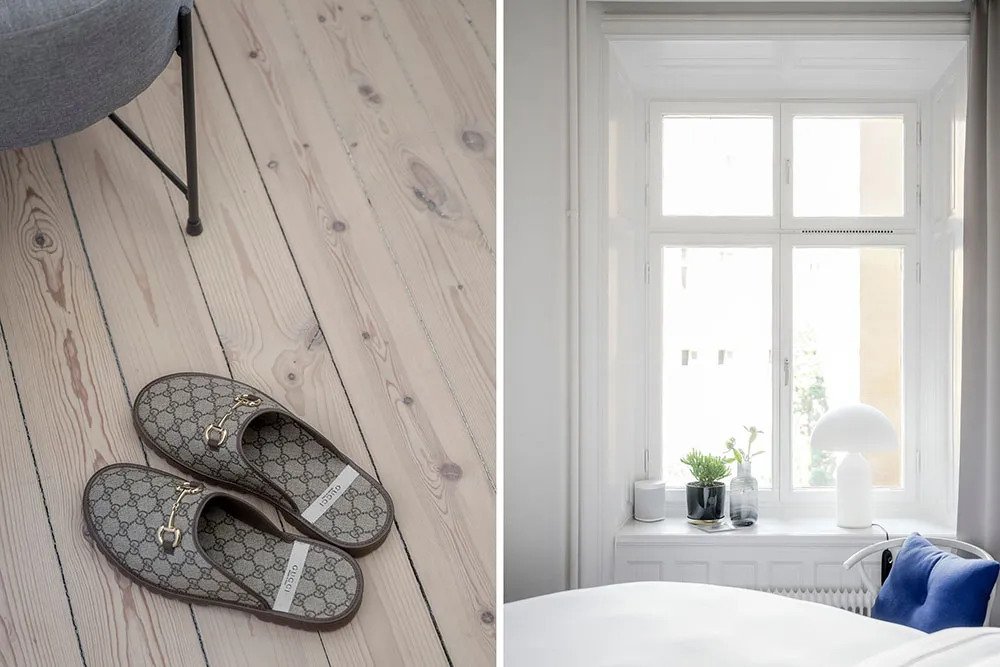Nowoczesne wykończenie małej dwudziestki w starożytnym domu w Stokholmie (66 m²) - 19