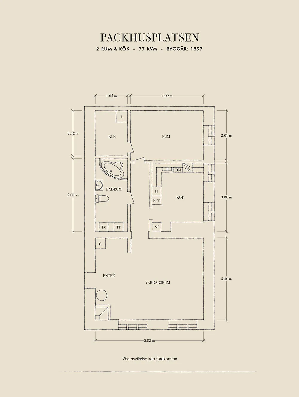 Hermosa unidad escandinava con paredes oscuras y techos altos (77 m²) - Gallery image 27