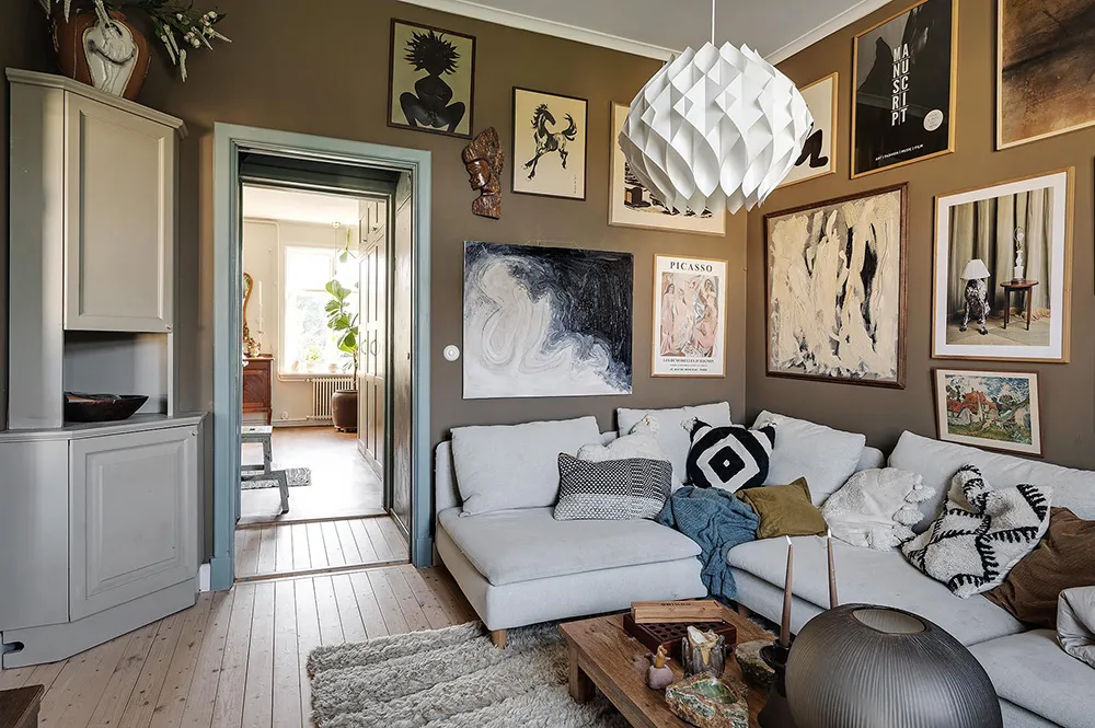 Обильний декор у квартирі в будинку XVIII століття у Гетеборзі - Gallery image 22