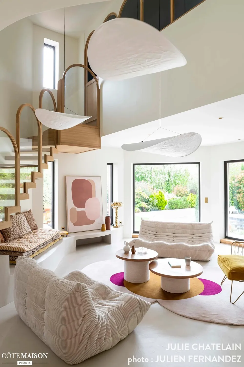 Design élégant dans des tons chauds pour une villa sur la côte atlantique de France - Gallery image 10