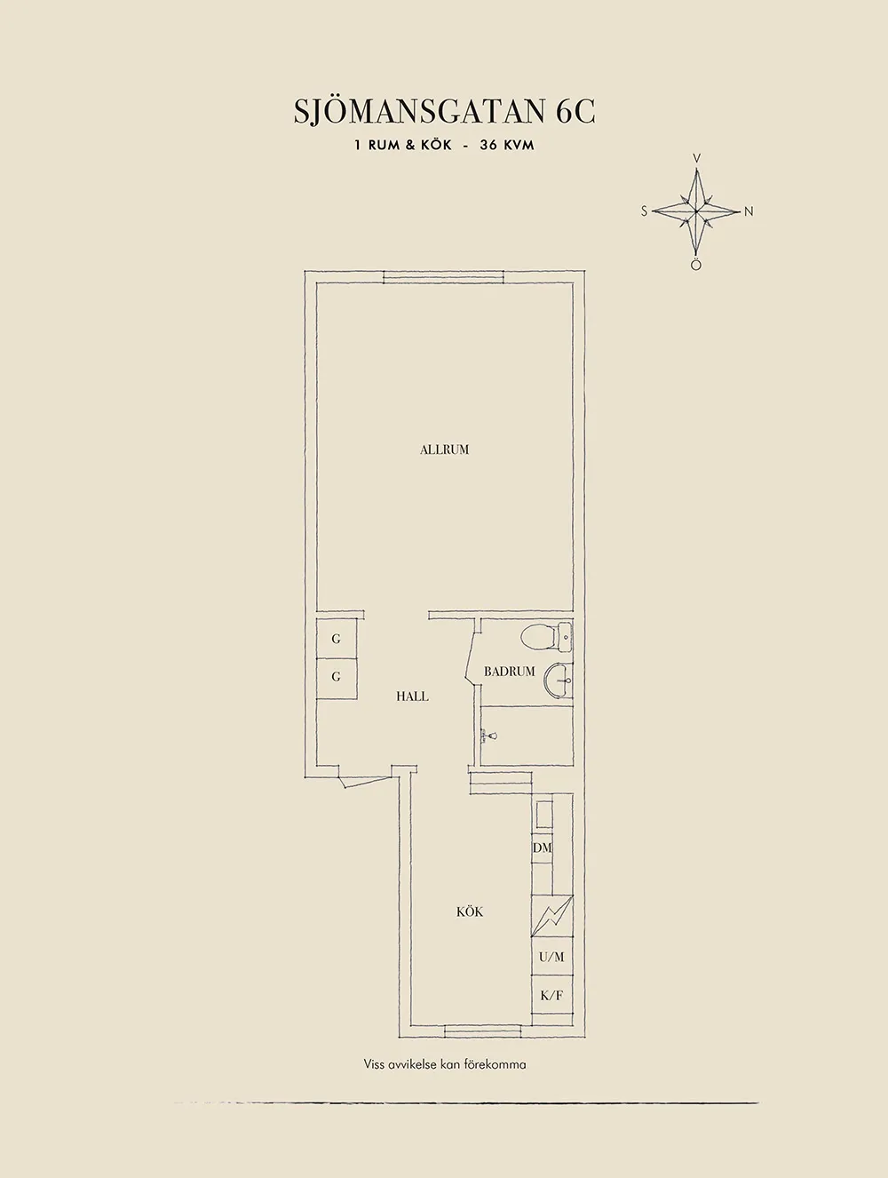 Невелика, але модна квартира в Швеції (36 кв. м) - Gallery image 31