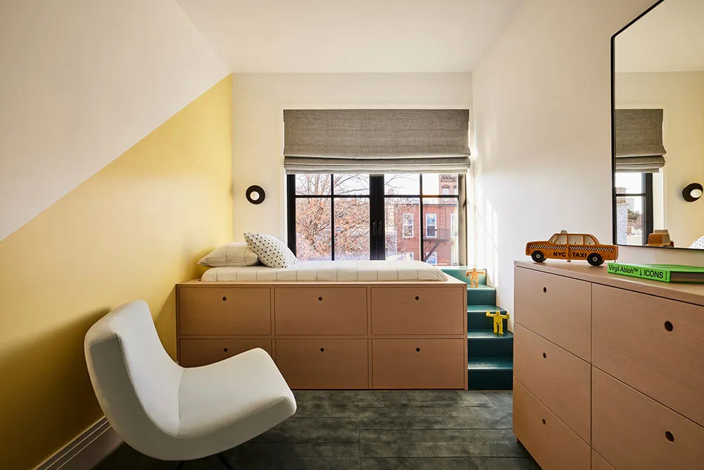 Eleganter Minimalismus mit abgerundeten Ecken: Townhouse in New Jersey - Gallery image 18