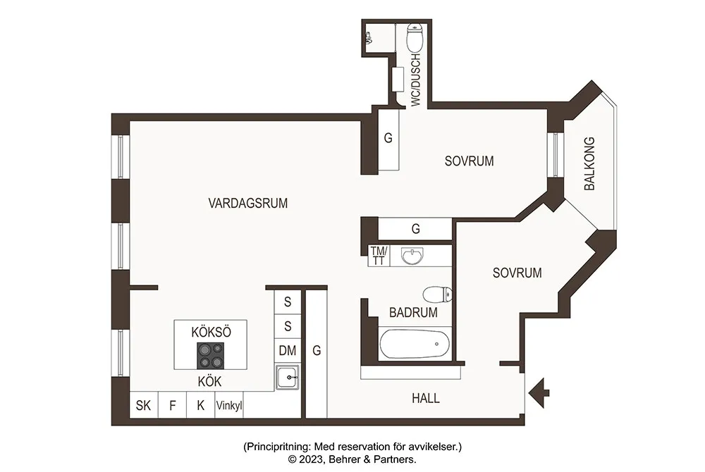 Stylish Scandinavian Interior with Pastel Ceiling (93 sqm) - Gallery image 31