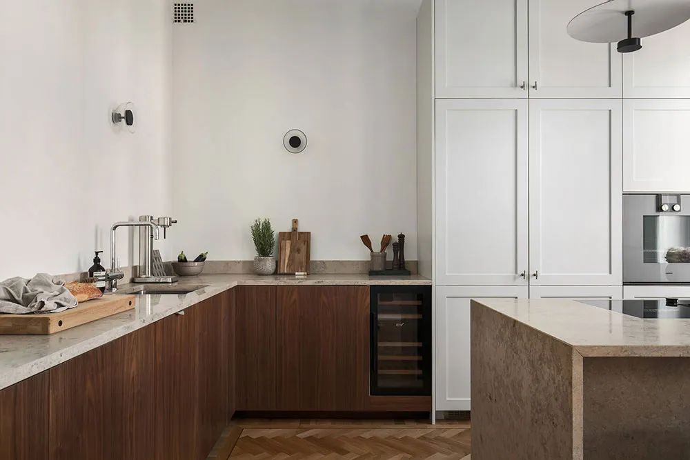 Stylish Scandinavian Interior with Pastel Ceiling (93 sqm) - Gallery image 9