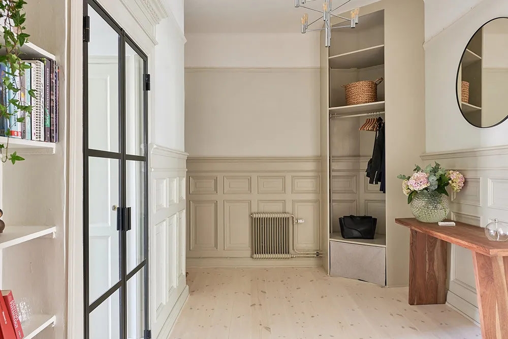 Компактная трехкомнатная квартира в Швеции в монохромных тонах (65 кв. м) - Gallery image 23