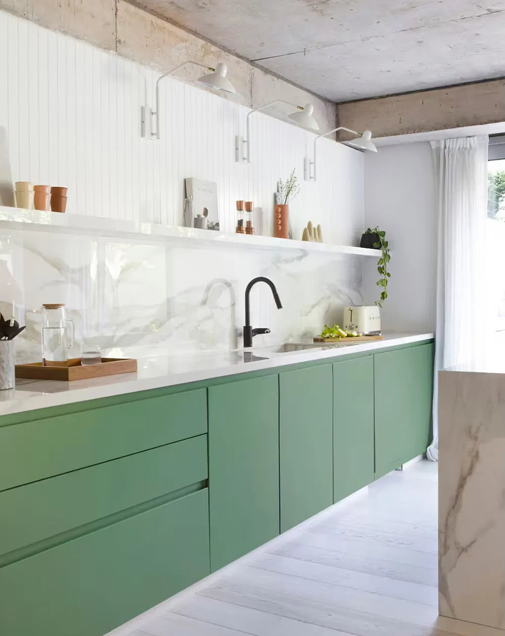 Beton und gemütlicher Minimalismus: Wohnung mit Garten in Argentinien - Gallery image 4