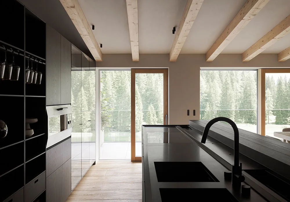 Elegancki górski wypoczynek: apartamenty w Dolomitach - 9