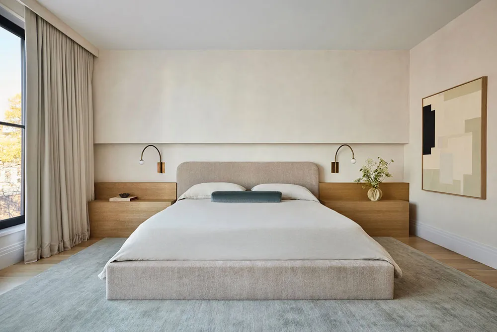 Eleganter Minimalismus mit abgerundeten Ecken: Townhouse in New Jersey - Gallery image 13