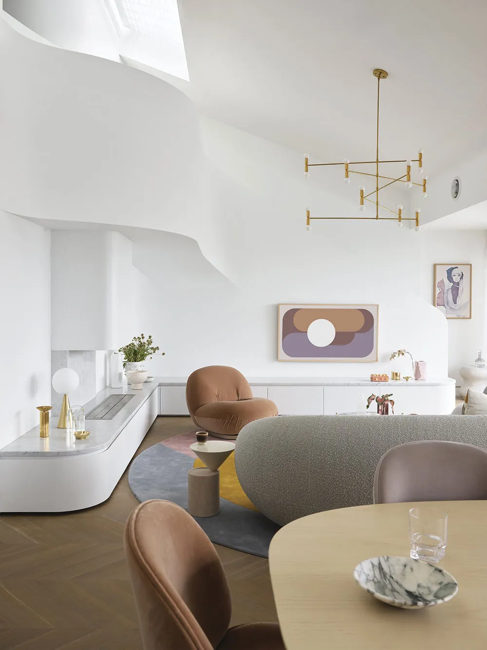 Formes arrondies et détails ludiques : une appartement lumineux pour une famille jeune à Sydney - Gallery image 1