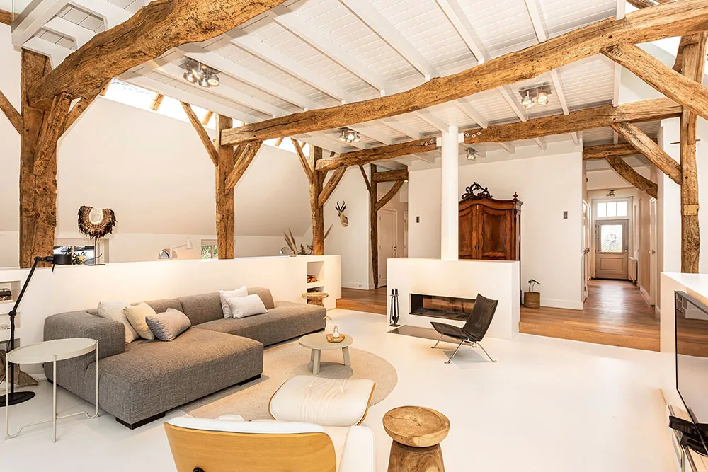 Балки та сучасний дизайн: чудовий хутір з солом'яною дахом у Нідерландах - Gallery image 4