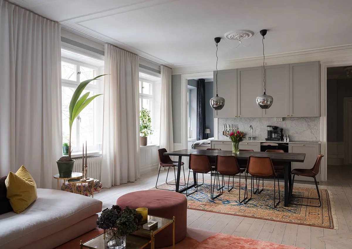 Appartement scandinave lumineux avec salon ouvert (60 m²) - Gallery image 2